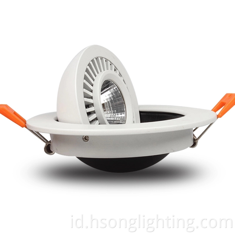 2021NEW 7W 12W LED 360 derajat Rotate Gimbal Cob Downlight